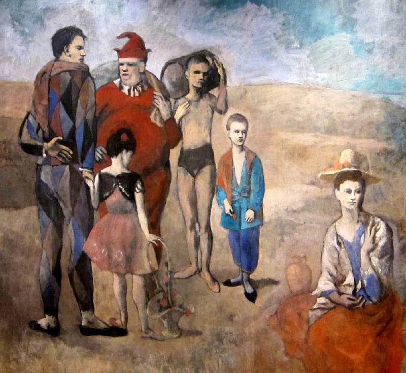 pablo picasso Family of Saltimbanques oil painting image